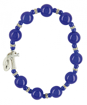 ARMBAND ROSENKRANZ BLAU