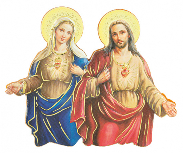 MAGNET VEREINTE HERZEN JESUS UND MARIA