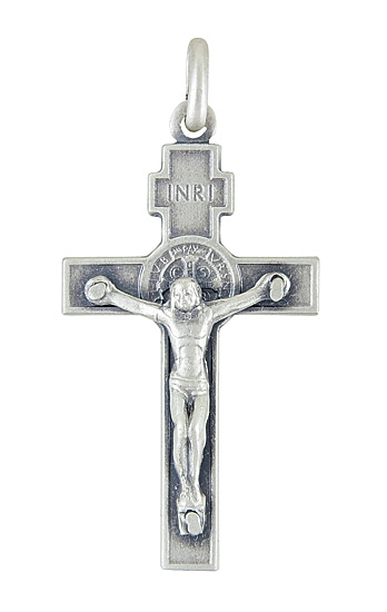 KREUZ BENEDIKT SILBER 925