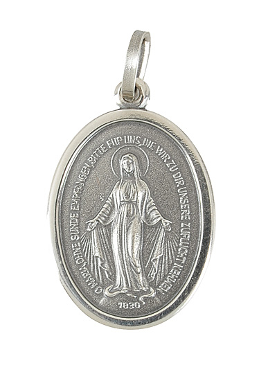 WUNDERTÄTIGE MEDAILLE 925 silber