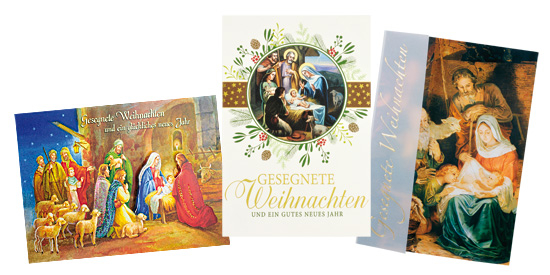 WEIHNACHTSKARTEN (3-er Set)